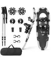 21/25/30 Inch 4-in-1 Lightweight Terrain Snowshoes with Flexible Pivot System-21 inches