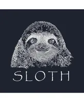 Boy's Word Art Hooded Sweatshirt - Sloth