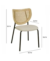 Tov Furniture 2 Pcs. Rattan Dining Chair