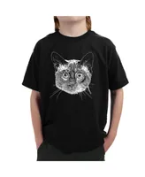 Boy's Word Art T-shirt - Siamese Cat