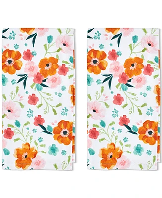 Dolly Parton Floral Kitchen Towels, Set of 2