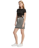 Tommy Jeans Women's Crochet Striped Skirt