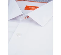 Tallia Men's Slim-Fit Solid Poplin Dress Shirt