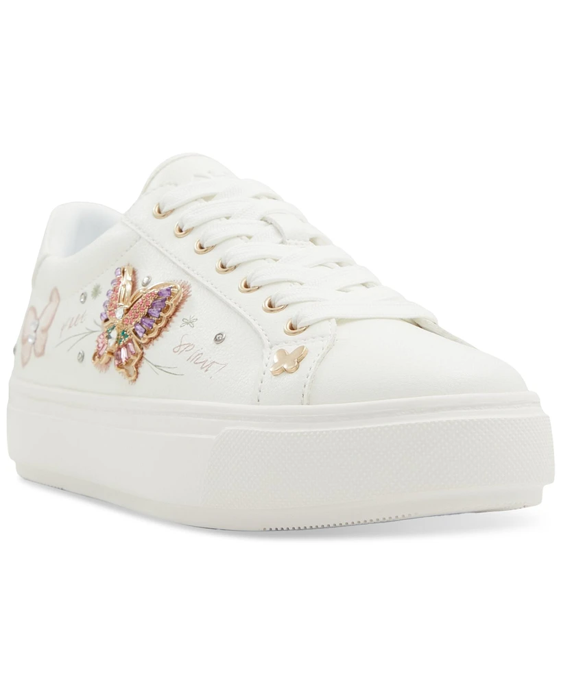 Aldo Women's Gwiri 2.0 Embellished Butterfly Court Sneakers