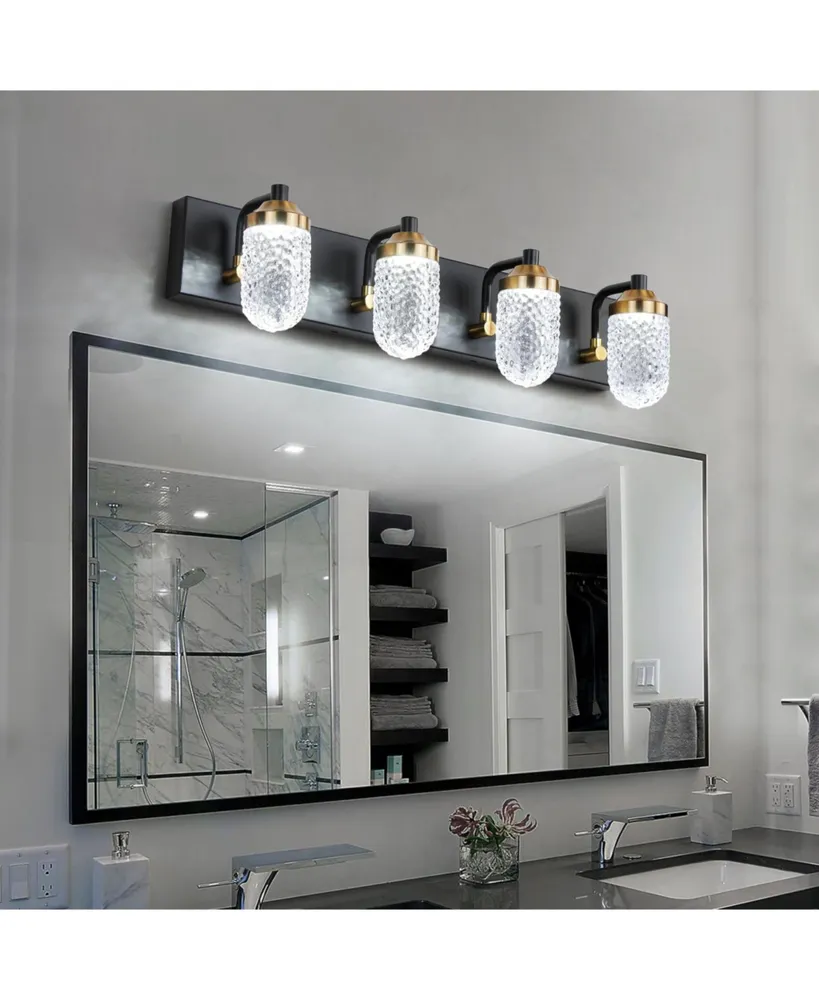 Streamdale Furniture Vanity Lights With 4 Led Bulbs For Bathroom Lighting