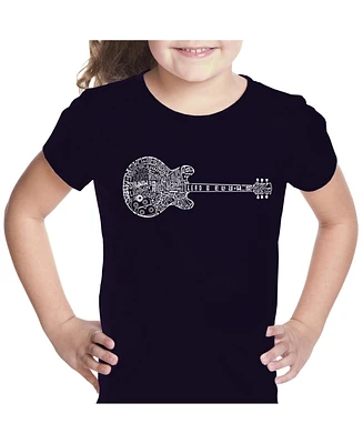 Girl's Word Art T-shirt - Blues Legends