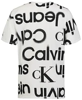 Calvin Klein Big Boys Intensity Flare Short Sleeve T-shirt