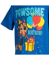 Nickelodeon Paw Patrol Chase Birthday Boys Graphic T-Shirt Toddler| Child