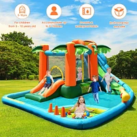 Inolait 7-in-1 Inflatable Slide Bouncer with Two Slides