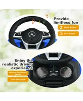 Sugift 3-in-1 Mercedes Benz Ride-on Toddler Sliding Car