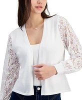 Robbie Bee Women's Lace Shrug