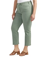 Silver Jeans Co. Plus Size Isbister Straight-Leg Jeans