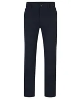 Boss by Hugo Men's Structured Tapered-Fit Trousers