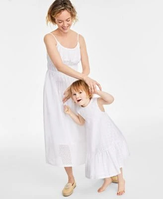 On 34th Mommy Me Cotton Eyelet Smocked Waist Dress Created For Macys