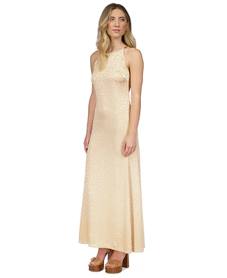 Michael Kors Women's Fleur Jacquard Print Chain-Detail Dress
