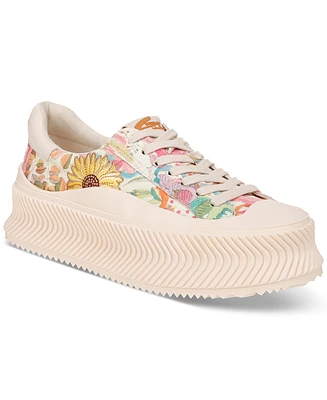 Circus Ny by Sam Edelman Tatum Flower Platform Lace-Up Sneakers
