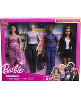 Barbie Careers Women in Film Set of 4 Dolls with Removable Looks and Accessories