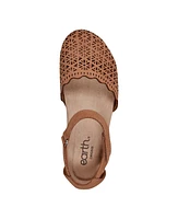 Earth Women's Bronnie Perforated Two-Piece Flat Sandals