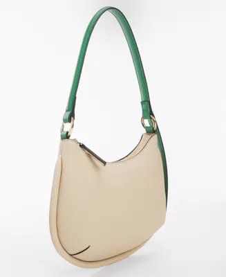 Mango Women's Leather-Effect Shoulder Bag