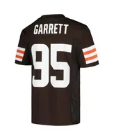 Big Boys Myles Garrett Brown Cleveland Browns Replica Player Jersey