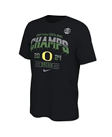 Men's Nike Black Oregon Ducks 2024 Fiesta Bowl Champions Locker Room T-shirt