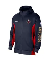 Men's Nike Navy New Orleans Pelicans 2023/24 Authentic Showtime Full-Zip Hoodie