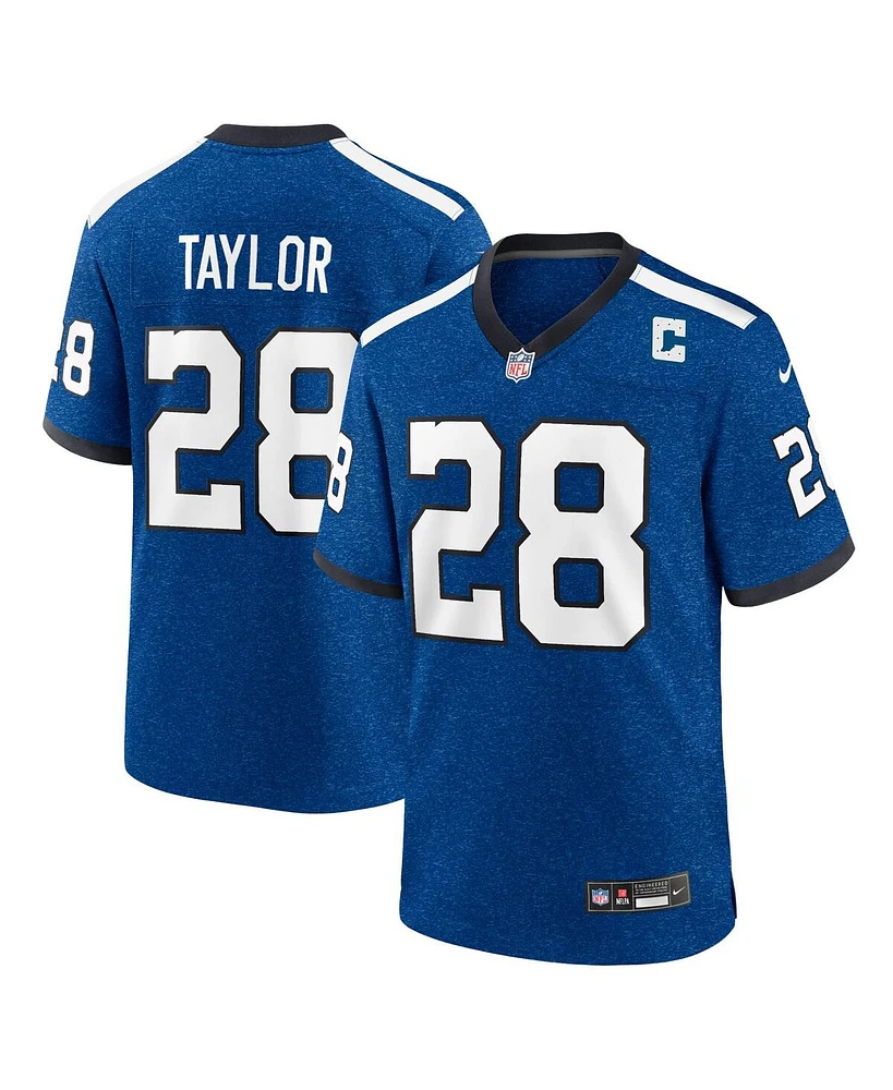 Men's Nike Jonathan Taylor Royal Indianapolis Colts Indiana Nights Alternate Game Jersey