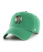 Women's '47 Brand Kelly Green Boston Celtics Confetti Undervisor Clean Up Adjustable Hat