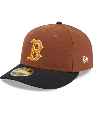 Men's New Era Brown Boston Red Sox Tiramisu Low Profile 59FIFTY Fitted Hat