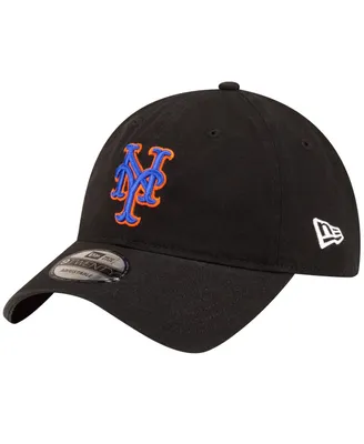 Men's New Era Black New York Mets Alternate Replica Core Classic 9TWENTY Adjustable Hat