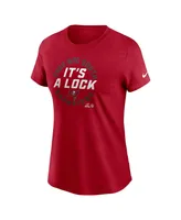 Women's Nike Red Tampa Bay Buccaneers 2023 Nfc South Division Champions Locker Room Trophy Collection T-shirt