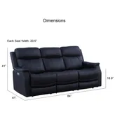 Valencia 84" Dual Power Reclining Sofa