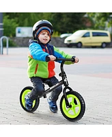 Kids Balance Bike No Pedal Training Bicycle w/ Adjustable Handlebar & Seat