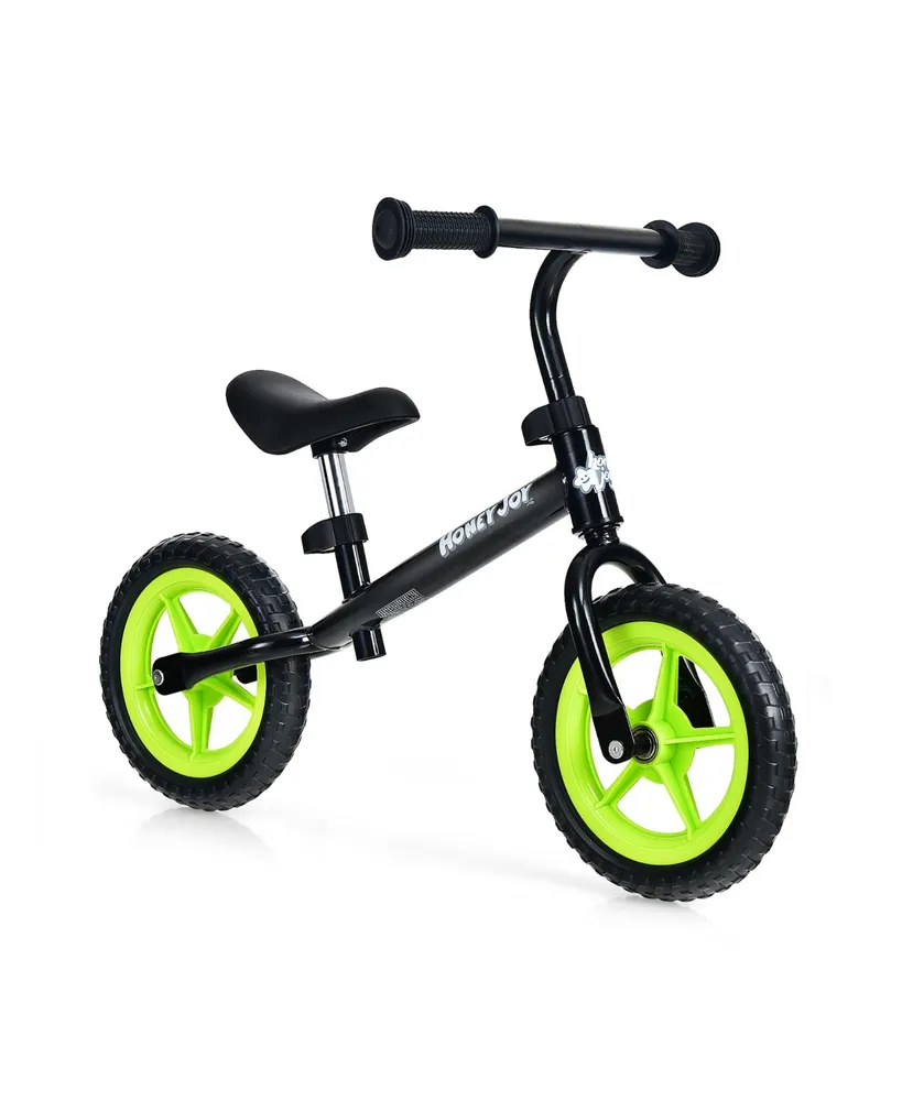 Kids Balance Bike No Pedal Training Bicycle w/ Adjustable Handlebar & Seat