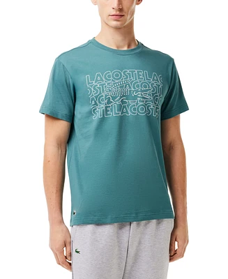 Lacoste Men's Classic Fit Short Sleeve Performance Graphic