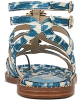 Sam Edelman Tianna Embellished Strappy Gladiator Flat Sandals