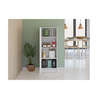 Depot E-shop Uluru Kitchen Pantry, Single Door Cabinet, Four Interior Shelves
