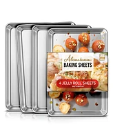 Non-stick Aluminum Baking Sheet - Jelly Roll Pan 11.3" x 15.8