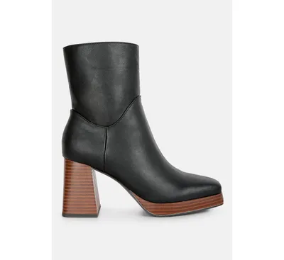 London Rag Couts High Ankle Heel Boots