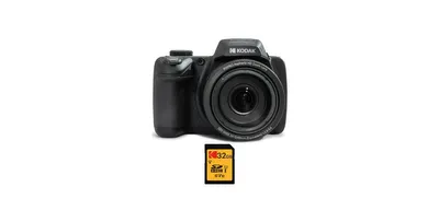 Kodak Pixpro AZ528 16MP Astro Zoom Digital Camera with 52x Zoom (Black) Bundle