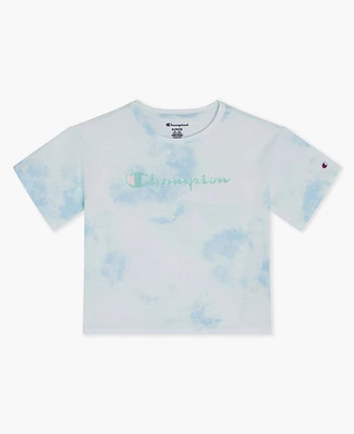 Champion Big Girls Tie Dye Meet Greet Crewneck T-shirt