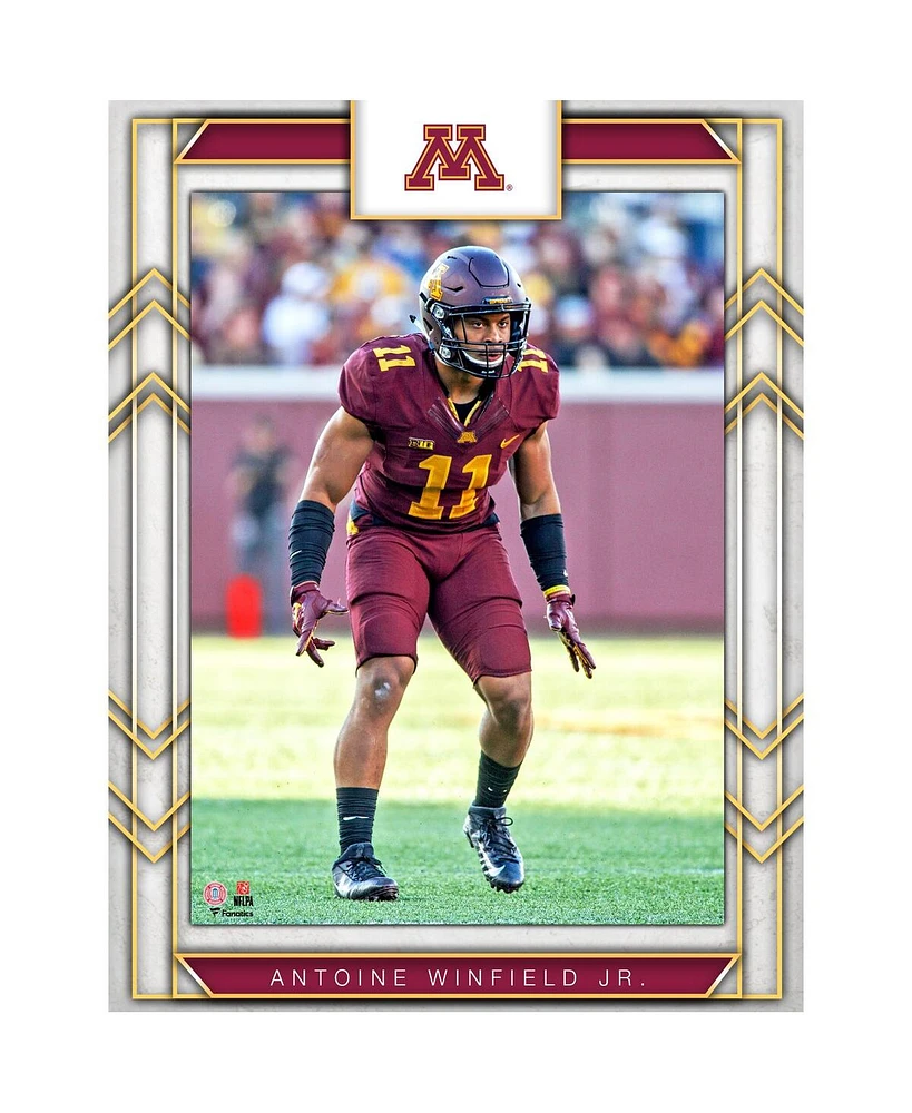 Antoine Winfield Jr. Minnesota Golden Gophers 10.5" x 13" Sublimated Player Plaque