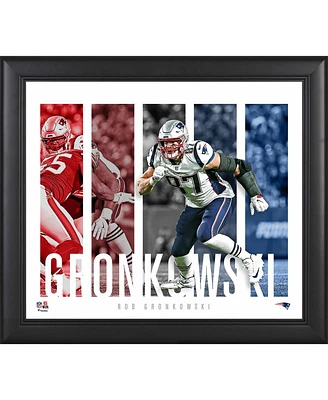 Rob Gronkowski New England Patriots Framed 15" x 17" Player Panel Collage