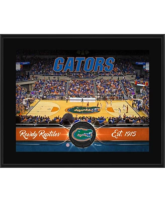 Florida Gators 10.5'' x 13'' Sublimated Basketball Plaque