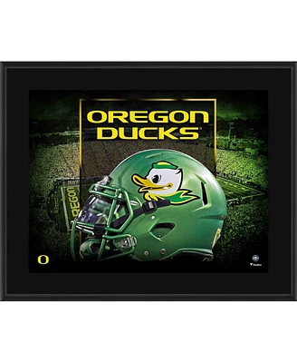 Oregon Ducks 10.5" x 13" Green Combat Duck Alternate Helmet Sublimated Plaque