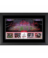 New England Patriots Framed 10" x 18" Super Bowl Li Champions Pano