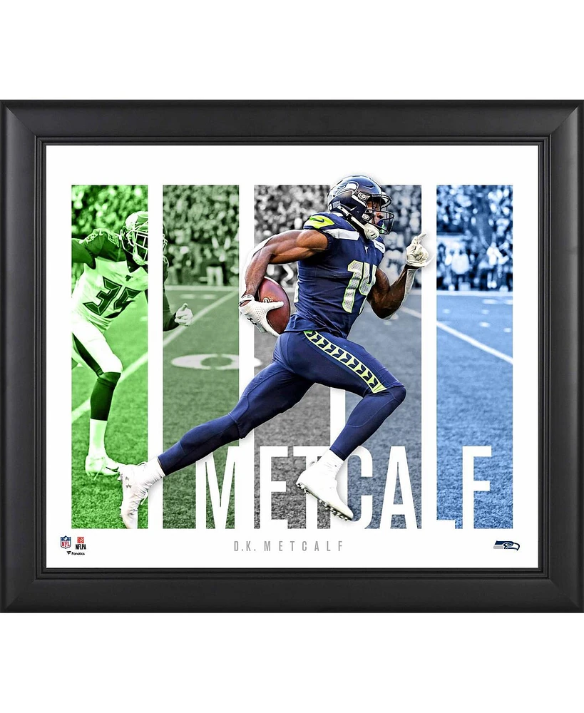 Dk Metcalf Seattle Seahawks Framed 15" x 17" Player Panel Collage