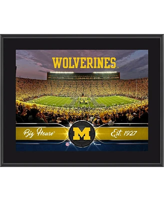 Michigan Wolverines 10.5" x 13" Sublimated Team Plaque