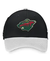 Men's Fanatics Black, Gray Minnesota Wild 2023 Nhl Global Series Sweden Adjustable Hat