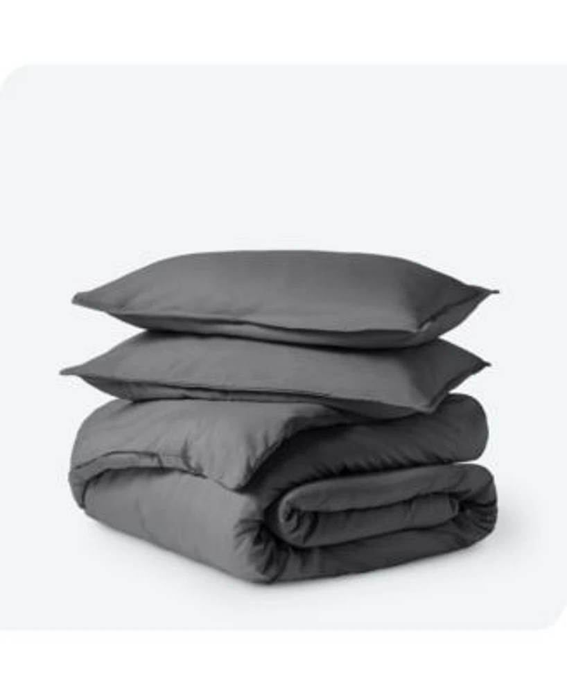 Bare Home Double Brushed Duvet Cover Set Full